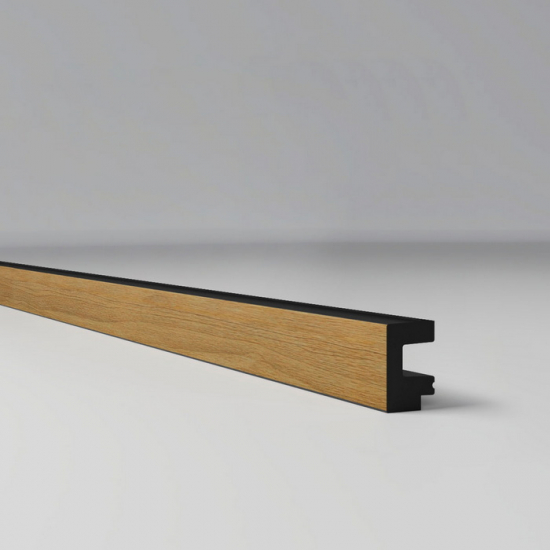 Торцевой профиль ПВХ для панелей Comfort 3D-Prof XL Дуб имперский 100 - 2,95м